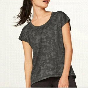 Lululemon Miles Ahead Short Sleeve Deep Camo